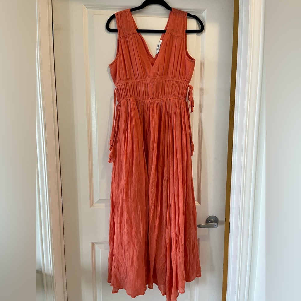 JOIE coral maxi dress